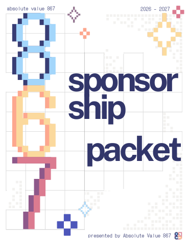 Cover of the 2026–2027 Team 867 sponsorship packet.